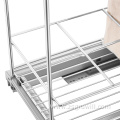 Multifunctional nylon cloth storage bag cabinet pull basket